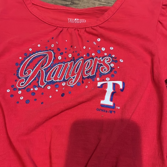 Texas Rangers Toddler baseball shirt size 4T - Picture 2 of 5